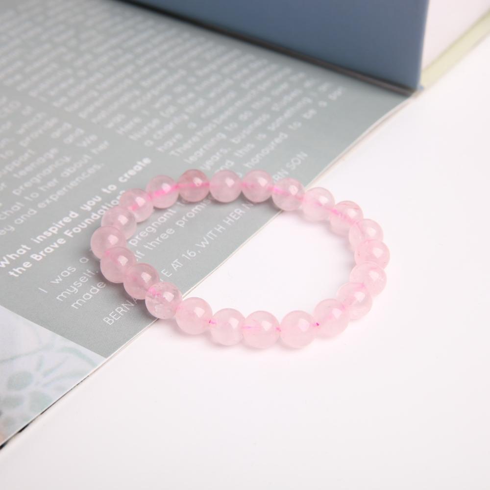 8mm Rose Quartz Crystal Bracelet Wholesale Crystals