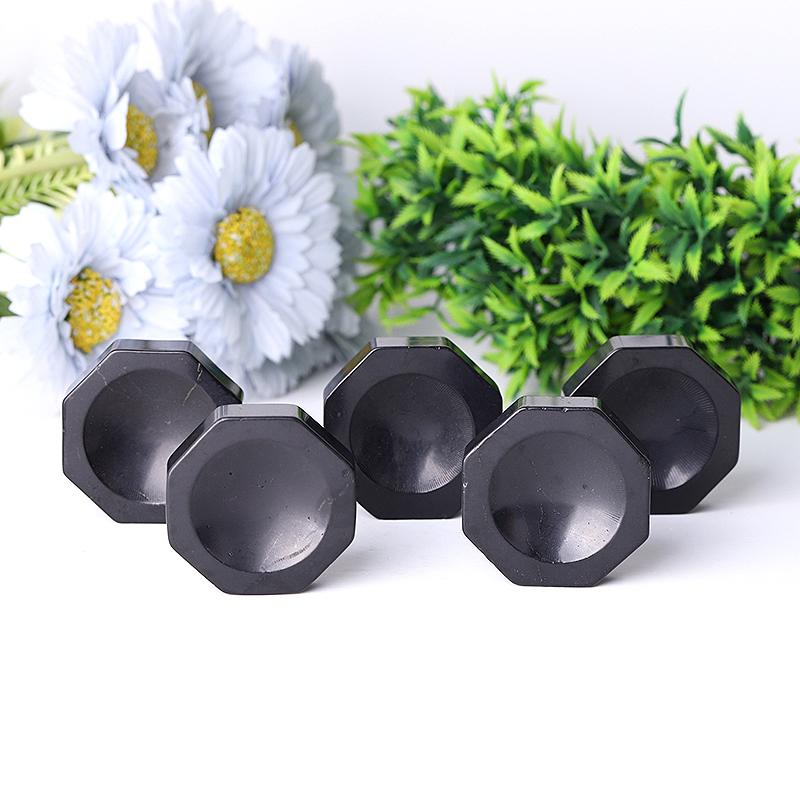 2" Shungite Sphere Holder-Octagon Wholesale Crystals