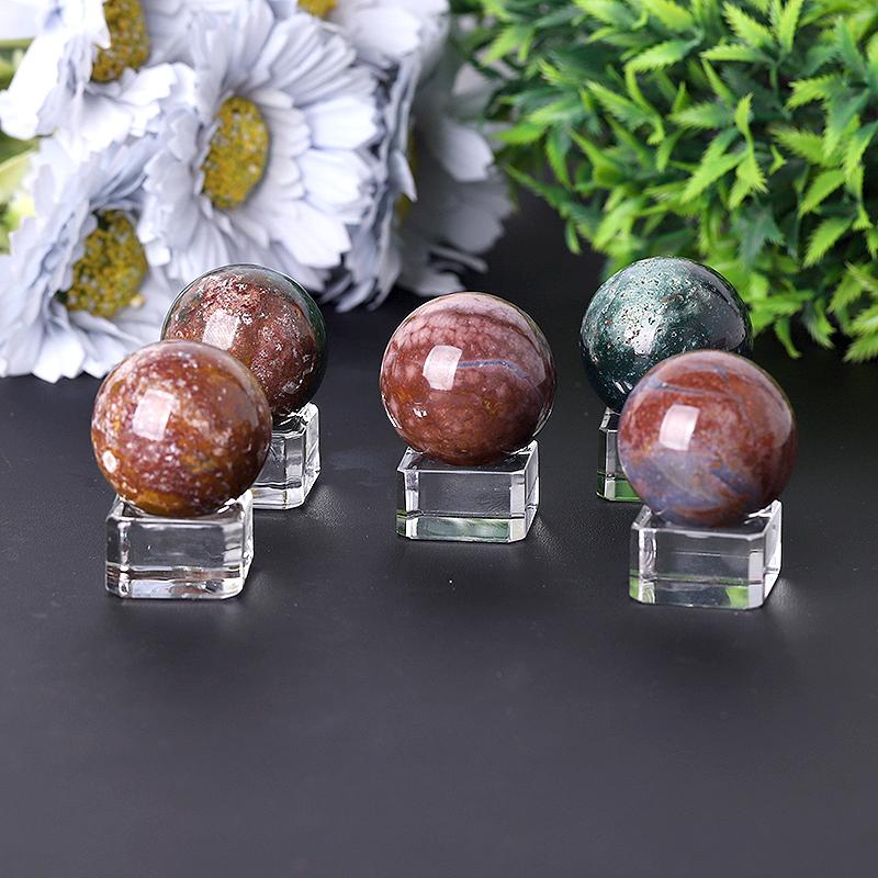 2.0"-4.0" Ocean Jasper Sphere Wholesale Crystals