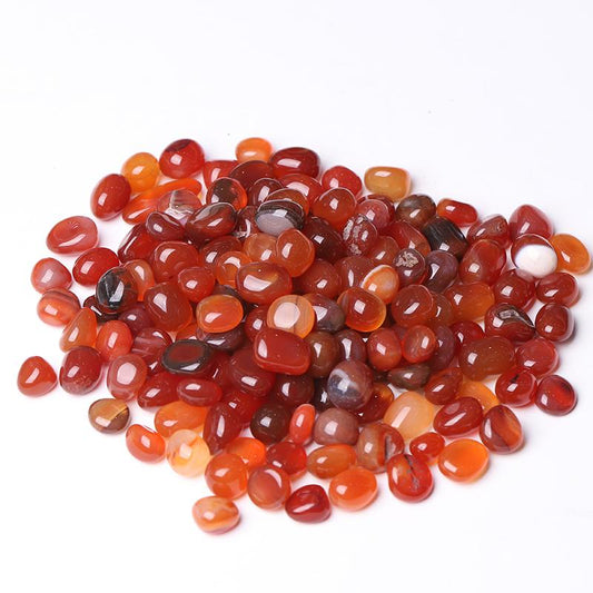 0.1kg Hot Sale Natural Carnelian Round Tumbles Wholesale Crystals