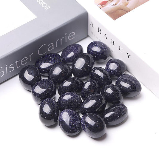 0.1kg Blue Sandstone Tumbles Crystal Tumbles for Healing Wholesale Crystals