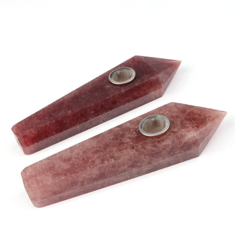 Strawberry Smoking Pipe wholesale support mixed customization Wholesale Crystals