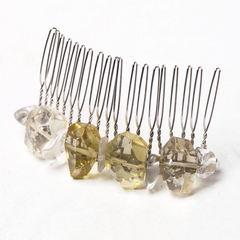 3“ Citrine Crystal Crown Comb Wholesale Crystals