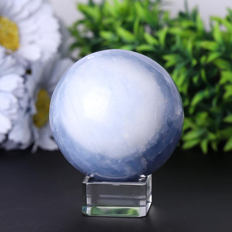 2.0"-4.0" Celestite Sphere Wholesale Crystals