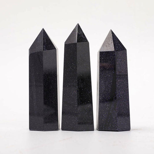 Blue Sandstone Crystal Points Wholesale Crystals