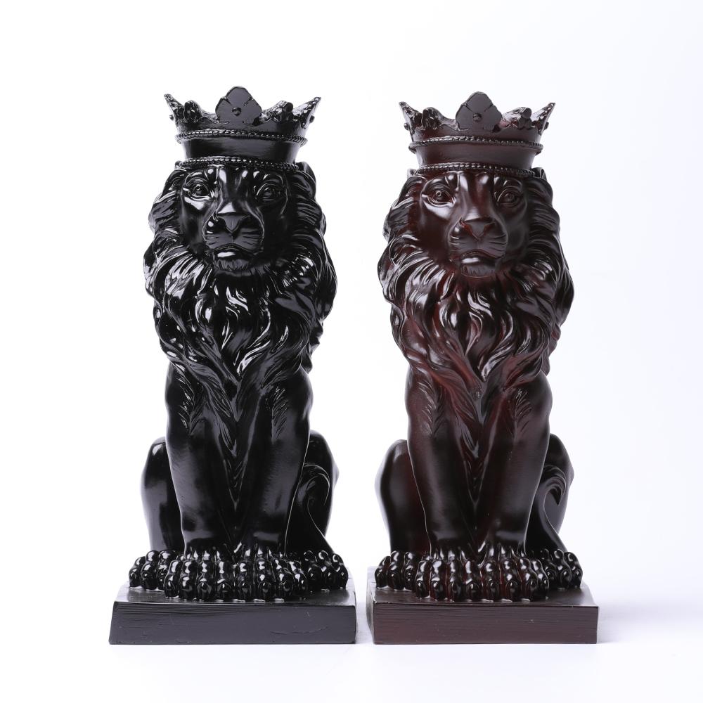 Resin Lion Statue Stand L Wholesale Crystals