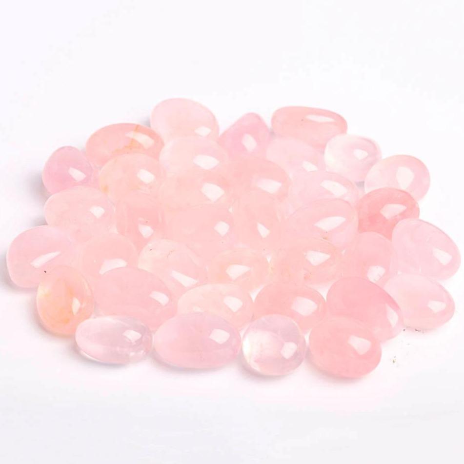 0.1kg Rose Quartz Crystal Tumbles Wholesale Crystals