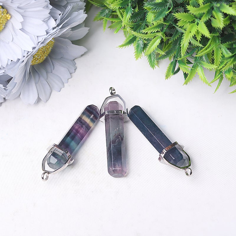 2.3" Fluorite Crystal Pendant Wholesale Crystals