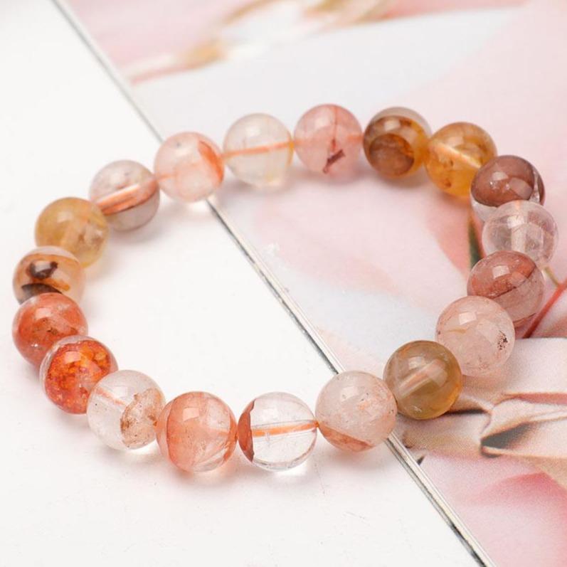 10mm Fire Quartz Bracelet Wholesale Crystals