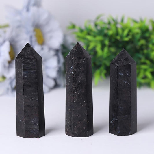 Wholesale Crystal Crafts Firework Stone Towers Polished Flash Astrophylite Point Wholesale Crystals