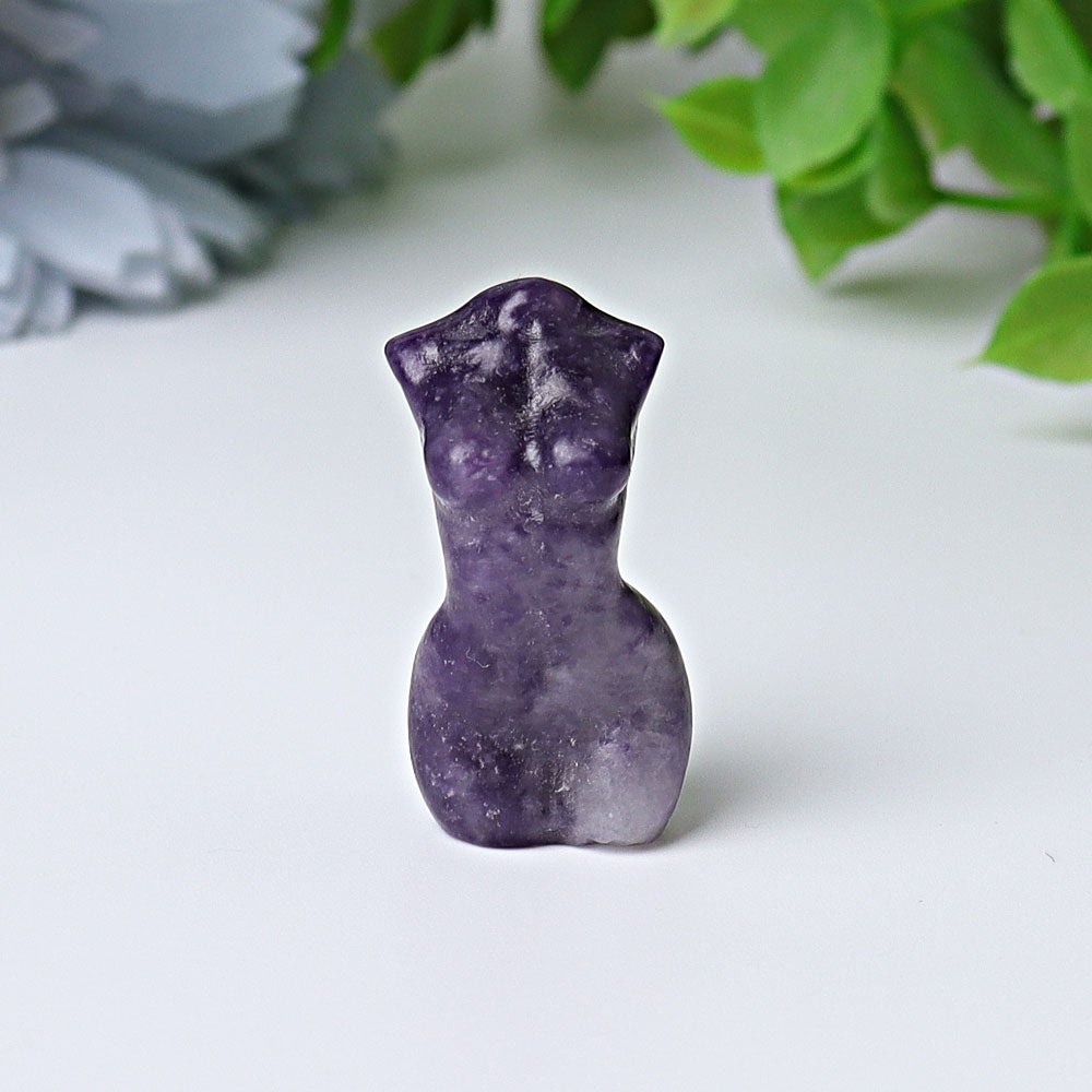 1.2" Mini Woman Model Body Crystal Carvings Wholesale Crystals