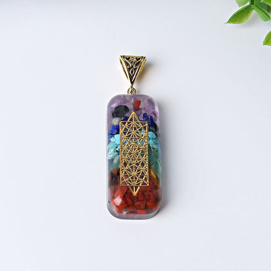 2.2" Chakra Pendant Wholesale Crystals