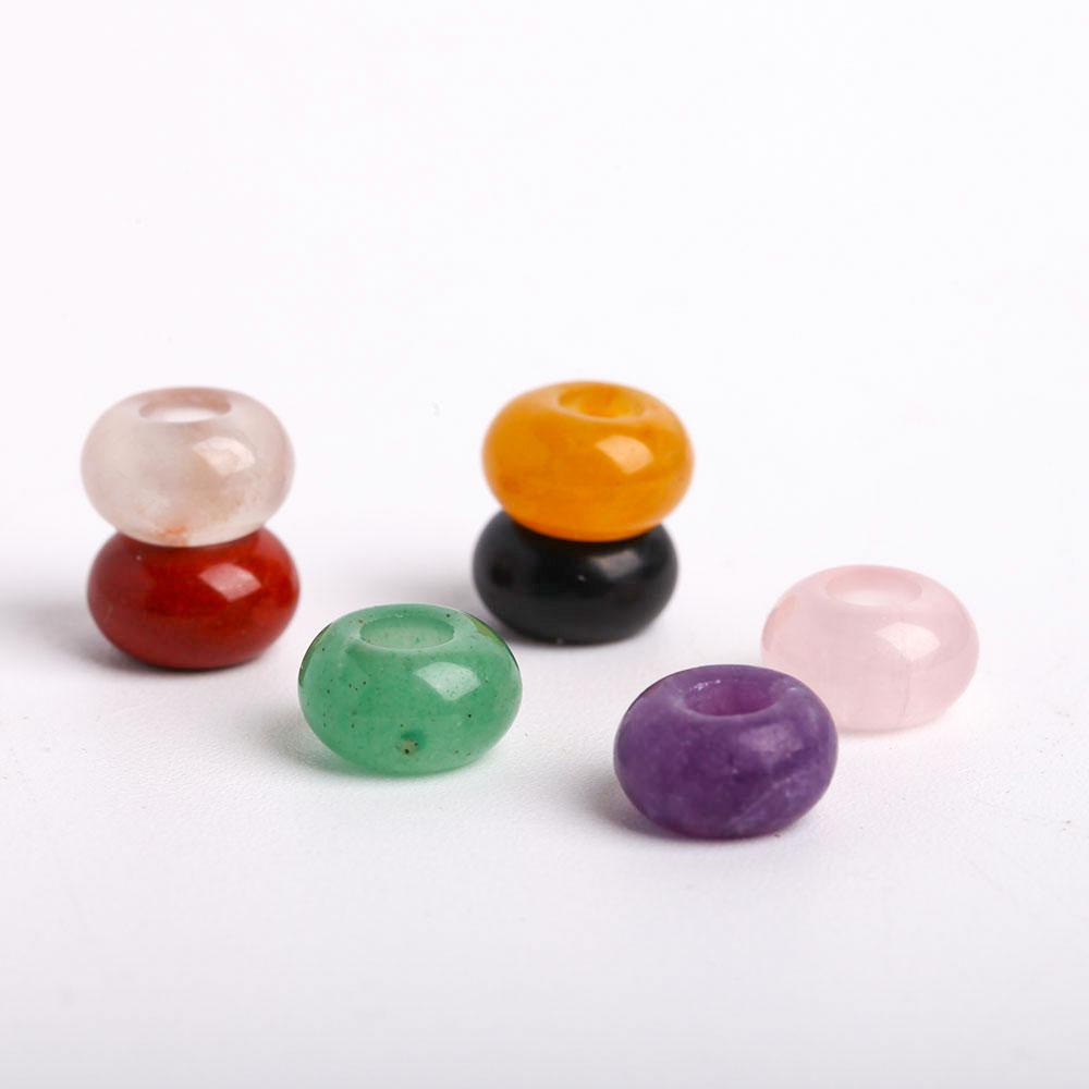 Donuts Shape Chakra Crystal Necklace Jewelry Wholesale Crystals