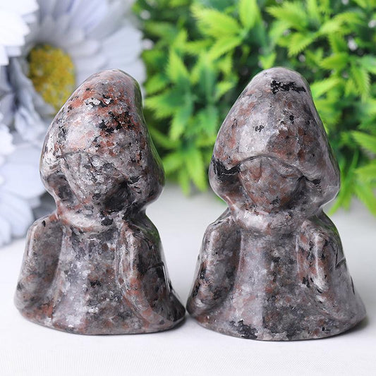 3" Yooperlite Witch Crystal Carvings for Halloween Wholesale Crystals