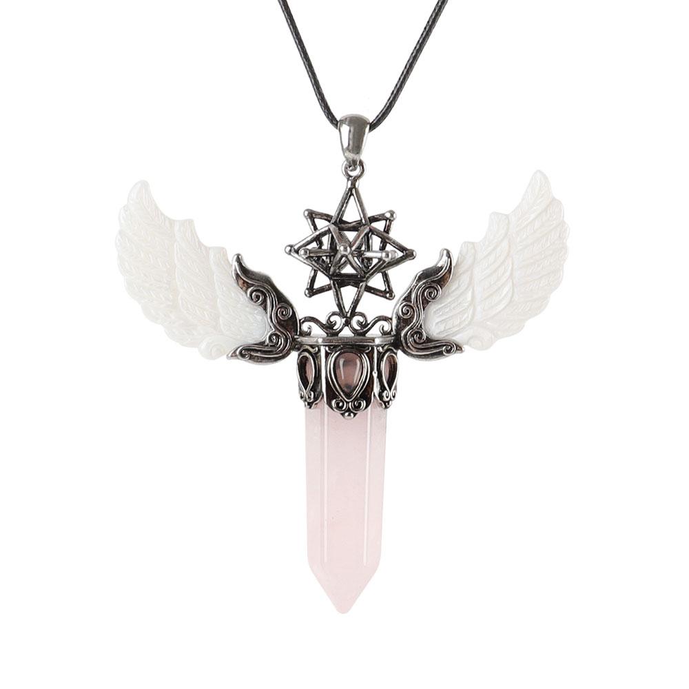 Crystal Point Vintage Wing Pendant Wholesale Crystals