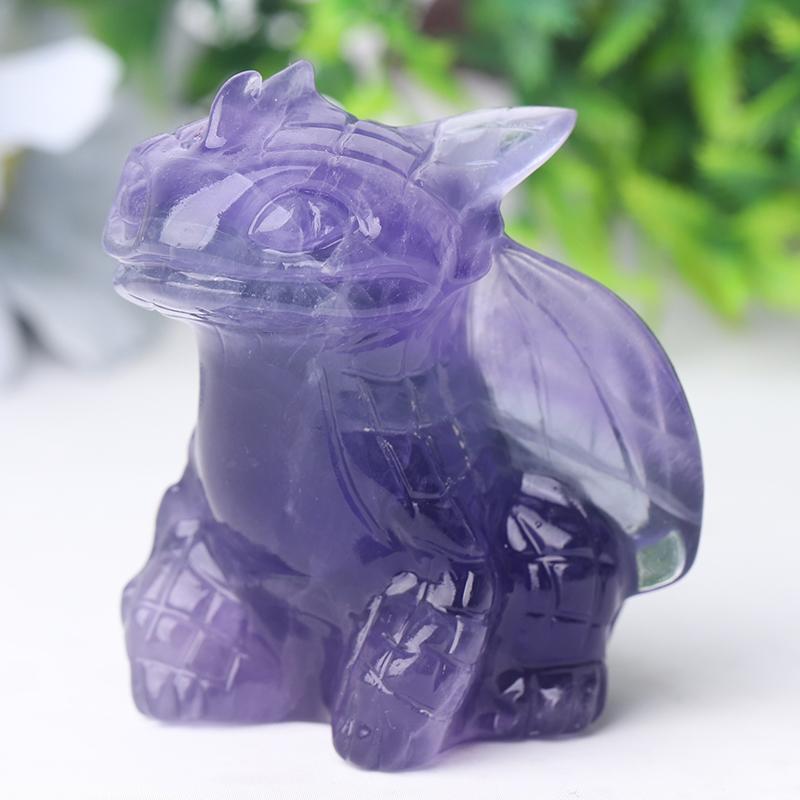 2.5" Fluorite Toothless Crystal Carvings Wholesale Crystals