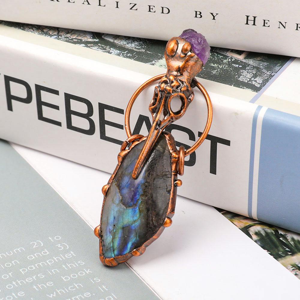 Labradorite Amethsyt Pendant Wholesale Crystals