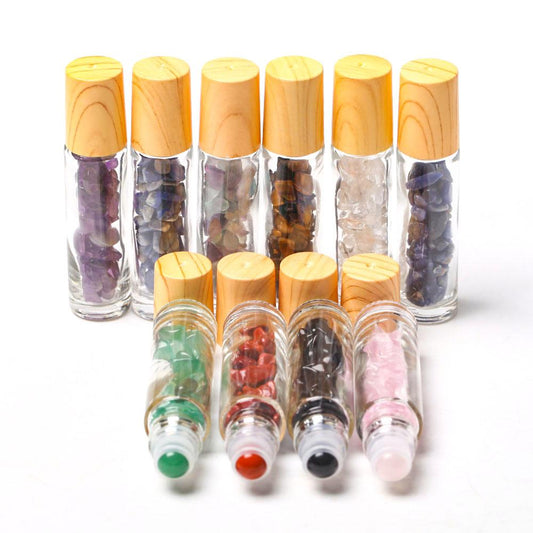 10 Pack Crystal Chips Oil Roller Wholesale Crystals