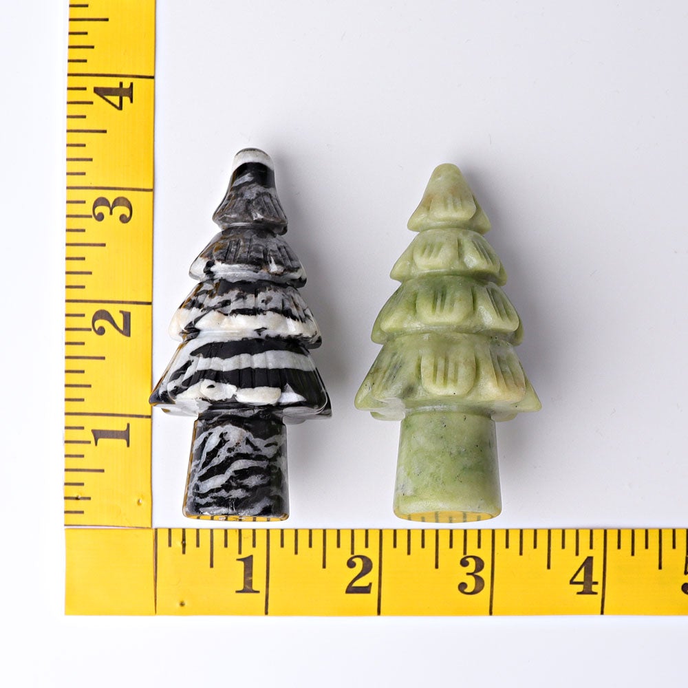 3" Fir Tree Crystal Carvings for Christmas Wholesale Crystals