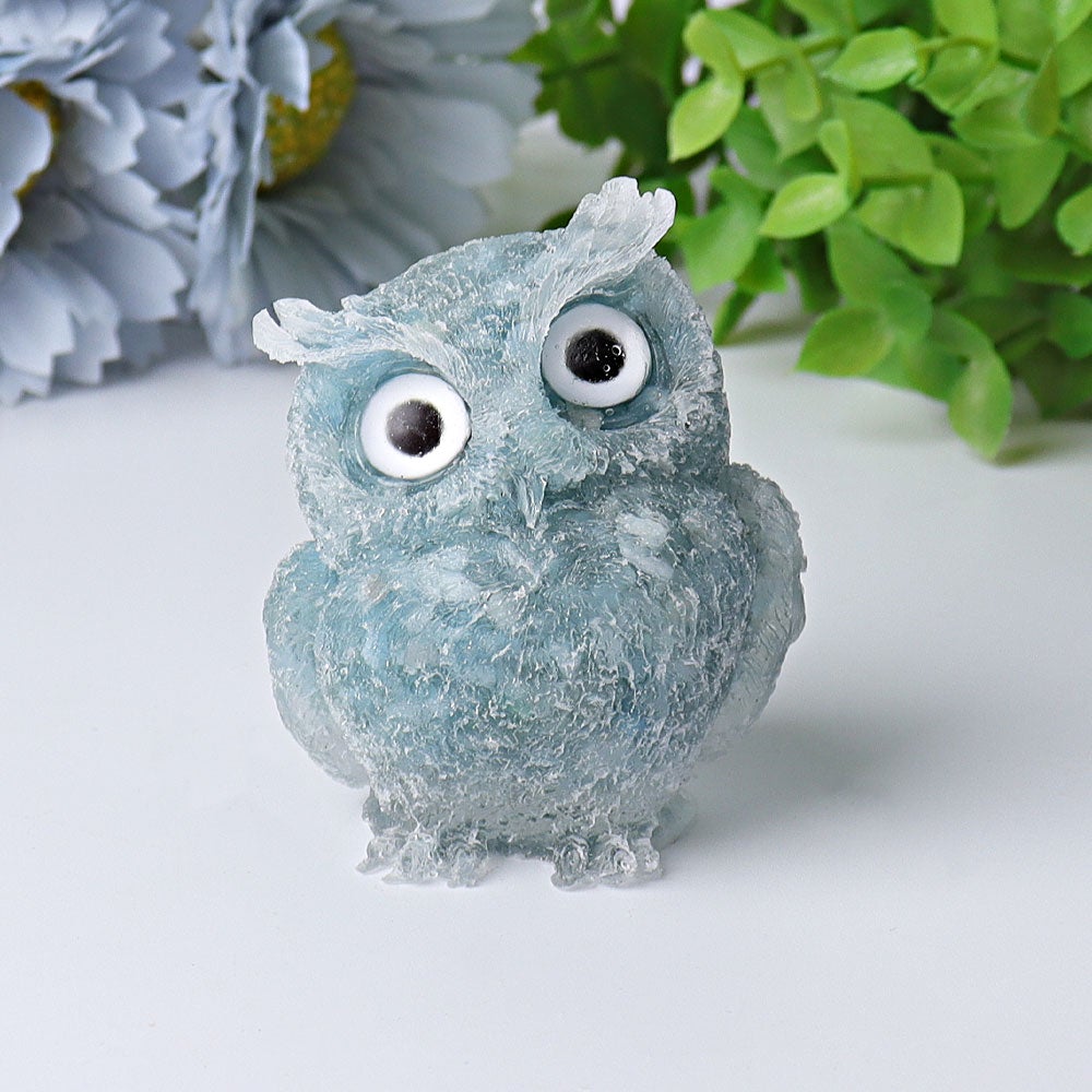 2.4" Resin Owl Crystal Carving Wholesale Crystals