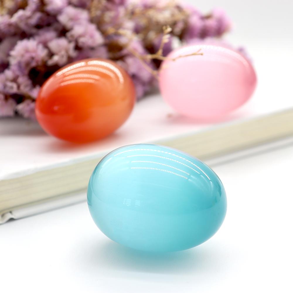 Pocket Palm Stone Crystal Carving Egg-Shape Gemstones Polished Worry Stones Wholesale Crystals