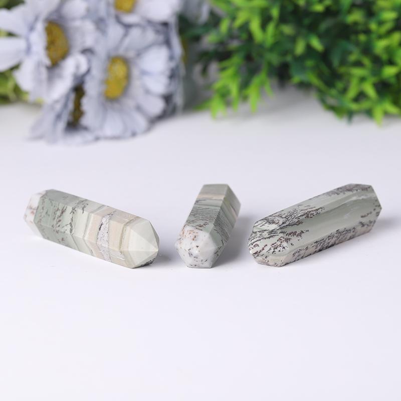 Natural Picture Jasper Point Wholesale Crystals