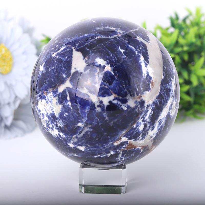 2.5"-4.0" Sodalite Sphere Wholesale Crystals