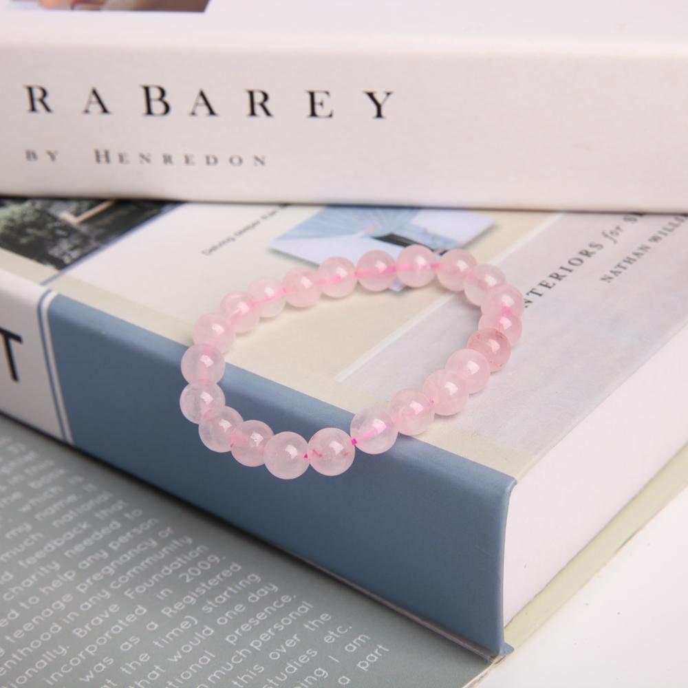 8mm Rose Quartz Crystal Bracelet Wholesale Crystals