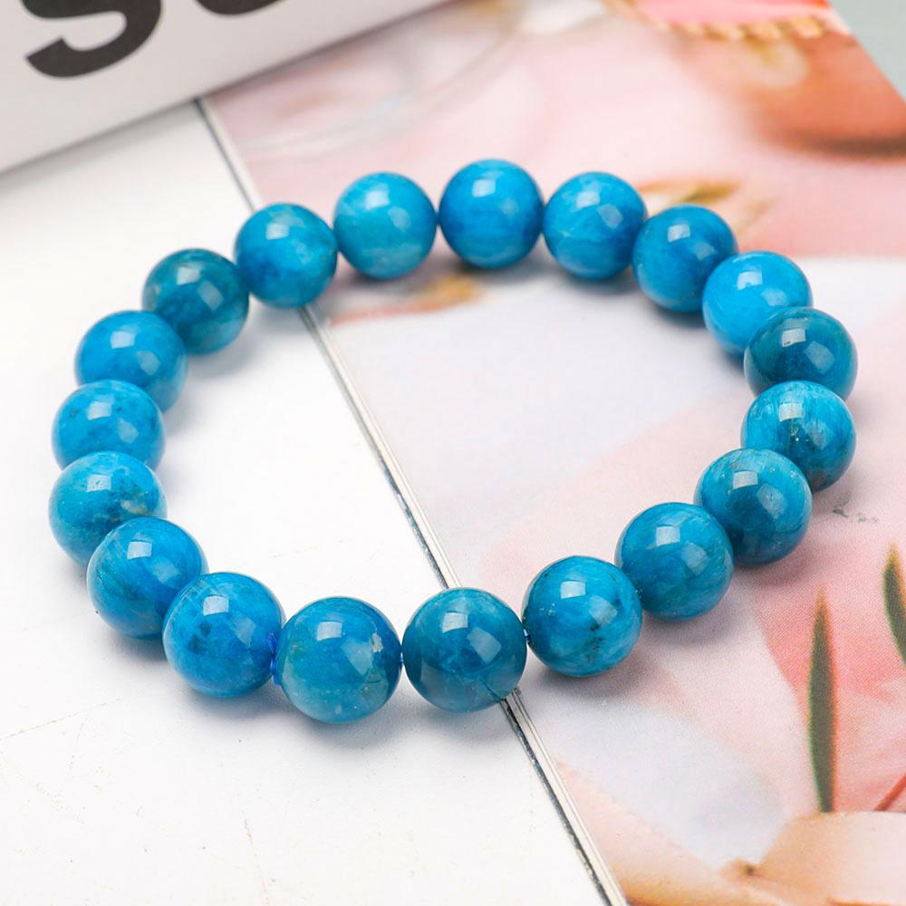 10.5mm Blue Apatite Bracelet Wholesale Crystals