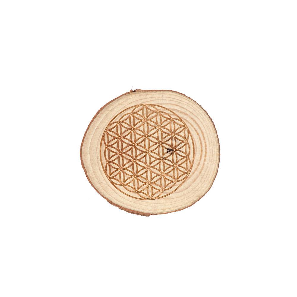 Wooden Coaster 8-10cm Wholesale Crystals