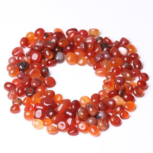 0.1kg Hot Sale Natural Carnelian Round Tumbles Wholesale Crystals