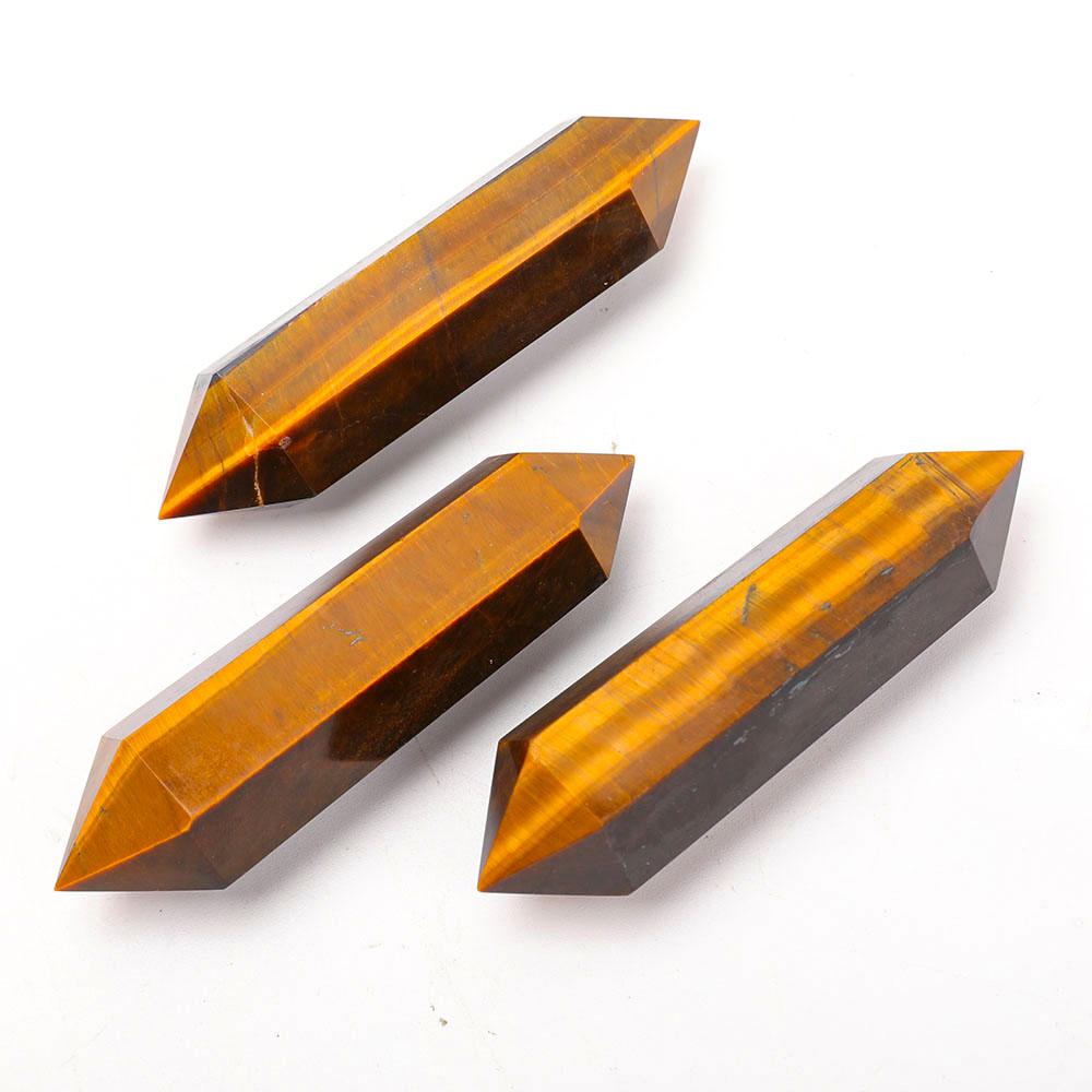 Set of 3 Tiger Eye DT Points Wholesale Crystals