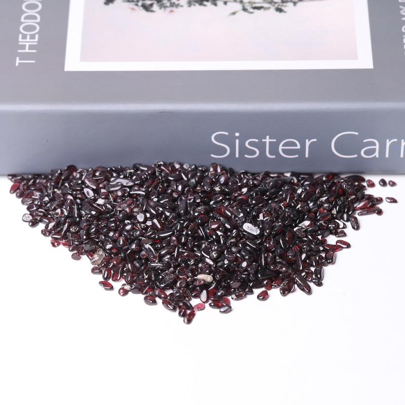 0.1kg High Quality 5-7mm Natural Garnet Chips Wholesale Crystals