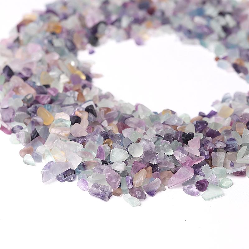 0.1kg Different Size Natural Rainbow Fluorite Chips Crystal Chips for Decoration Wholesale Crystals