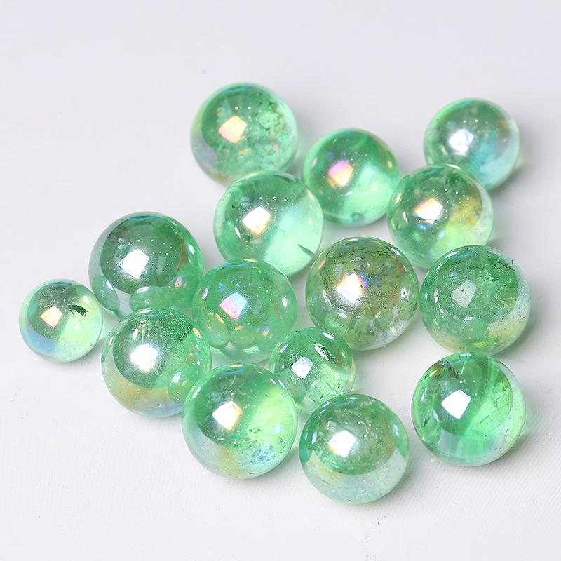 0.25kg Aura Green Crystal Sphere Wholesale Crystals