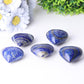 2.0-2.5" Lapis Heart Shape Crystal Carvings Wholesale Crystals