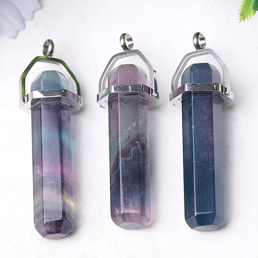 2.3" Fluorite Crystal Pendant Wholesale Crystals