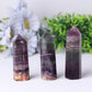 Wholesale Natural Rainbow Fluorite Tower for Decoration Wholesale Crystals