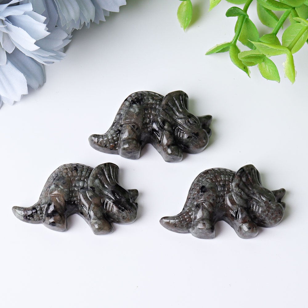 1.7" Yooperlite Dinosaur Crystal Carvings Wholesale Crystals