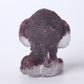 2" Resin Teddy Dog Figurine Infused Garnet Crystal Chips on Discount Wholesale Crystals