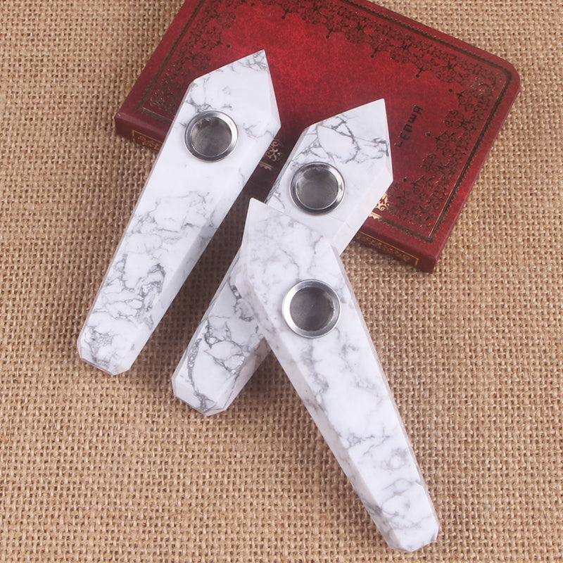 White turquoise Smoking Pipe wholesale support mixed customization Wholesale Crystals