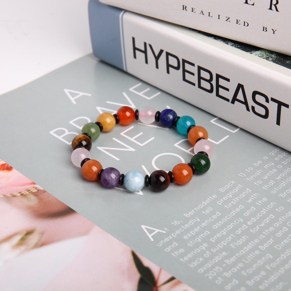 10mm Chakra Crystal Bracelet Wholesale Crystals