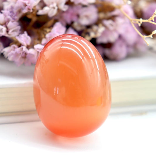 Pocket Palm Stone Crystal Carving Egg-Shape Gemstones Polished Worry Stones Wholesale Crystals