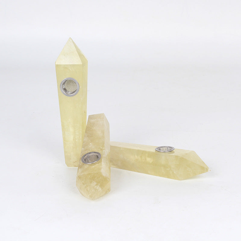 Citrine Smoking Pipe wholesale support mixed customization Wholesale Crystals