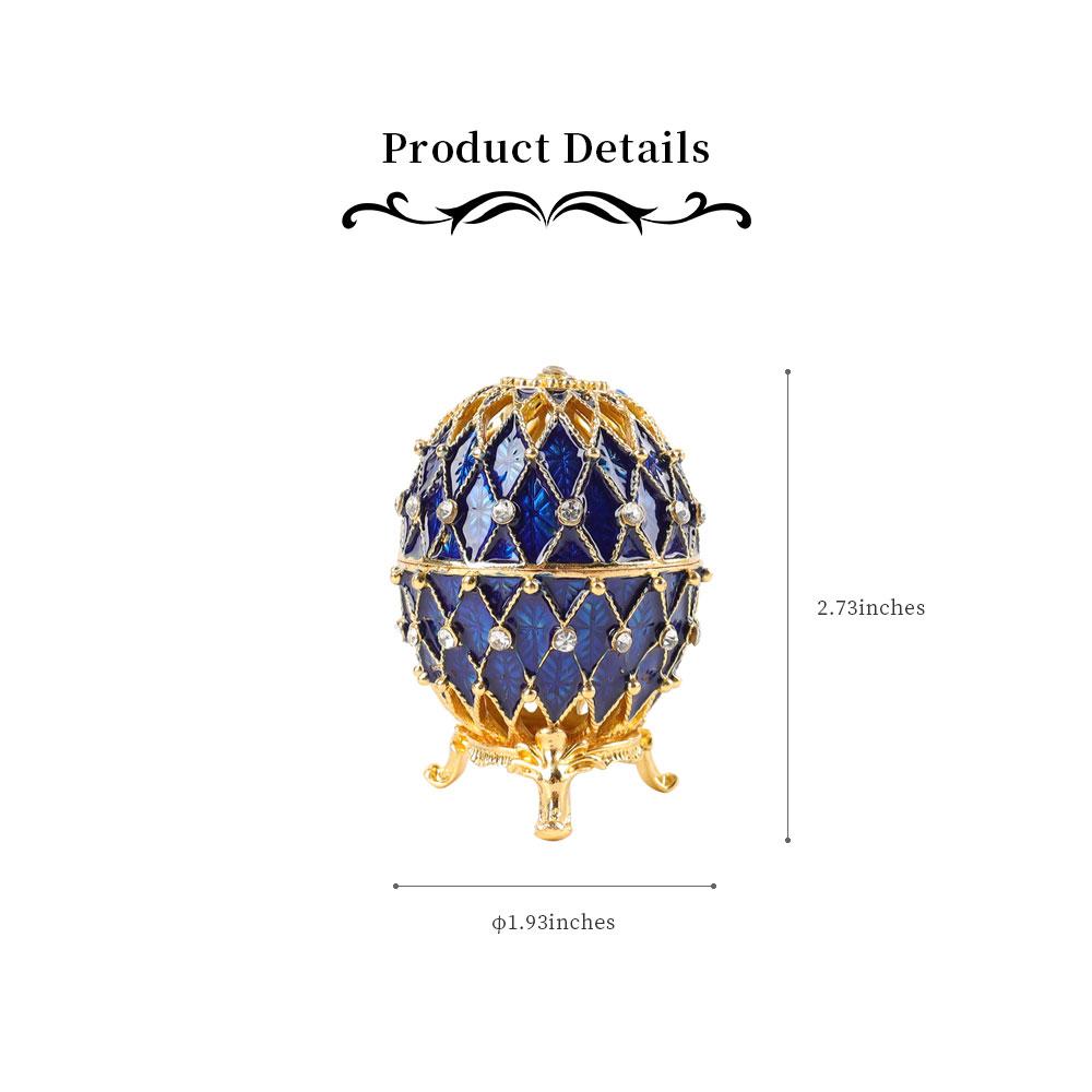 Egg Shape Jewelry Box Wholesale Crystals