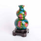 Colorful Jade Vase Free Form with Base Wholesale Crystals