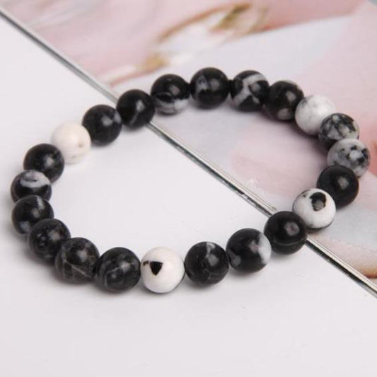 8mm Zebra Jasper Crystal Bracelet Wholesale Crystals