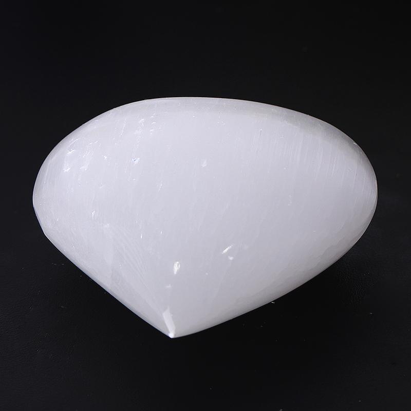 3" Selenite Heart Shape Carving Wholesale Crystals