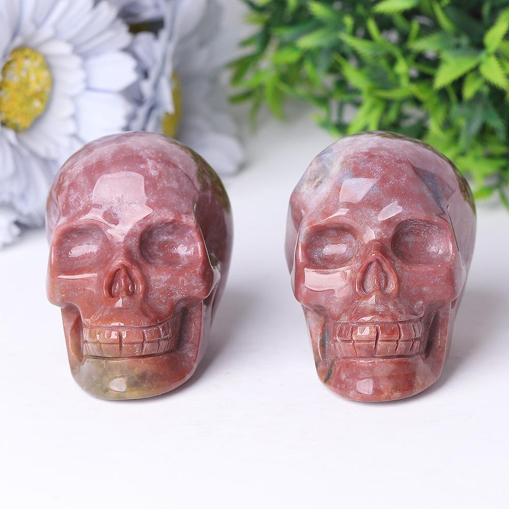 Ocean Jasper Crystal Skull Carvings Wholesale Crystals