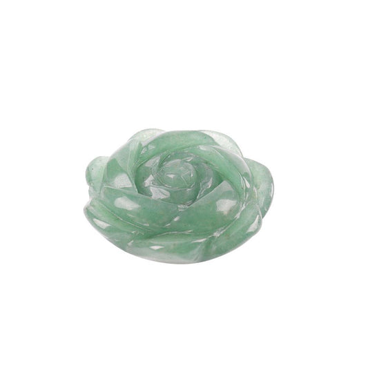 Green Aventurine Flower Free Form Wholesale Crystals